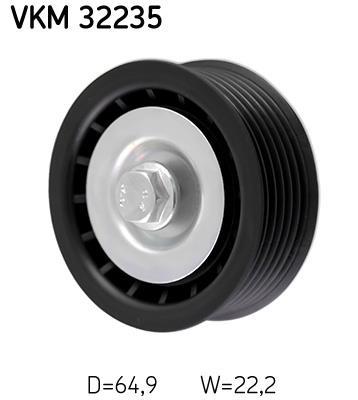 Galet enrouleur de courroie d'accessoire SKF VKM 32235